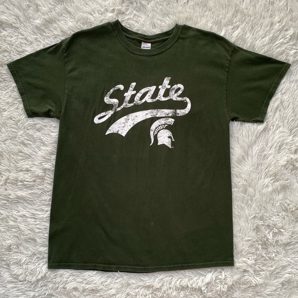 GILDAN • Michigan State Short Sleeve Tee Shirt size Large - Picture 9 of 15